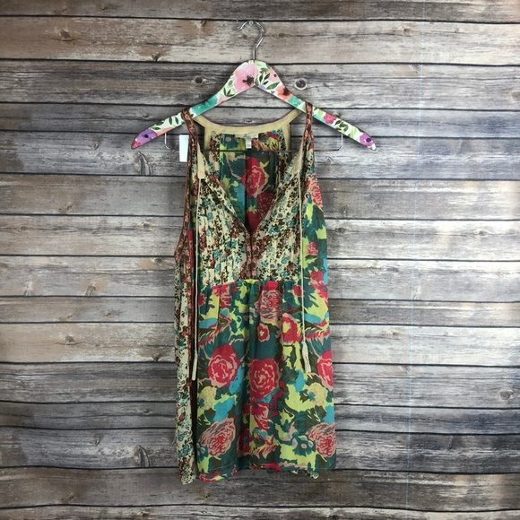 *SOLD* Joie Size Medium Shara Top Floral Pink iG13 - Picture 3 of 8